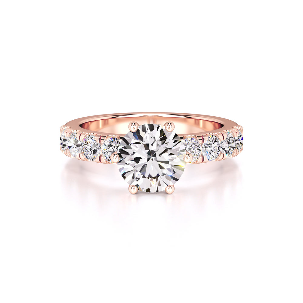 Amelia Lab Grown Diamond Ring | Rose Gold | 1