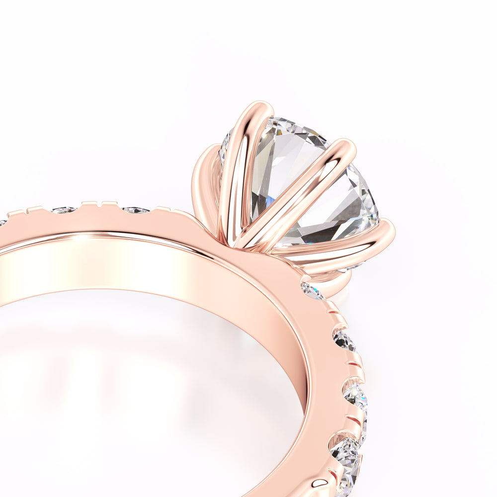 Amelia Lab Grown Diamond Ring | Rose Gold | 2