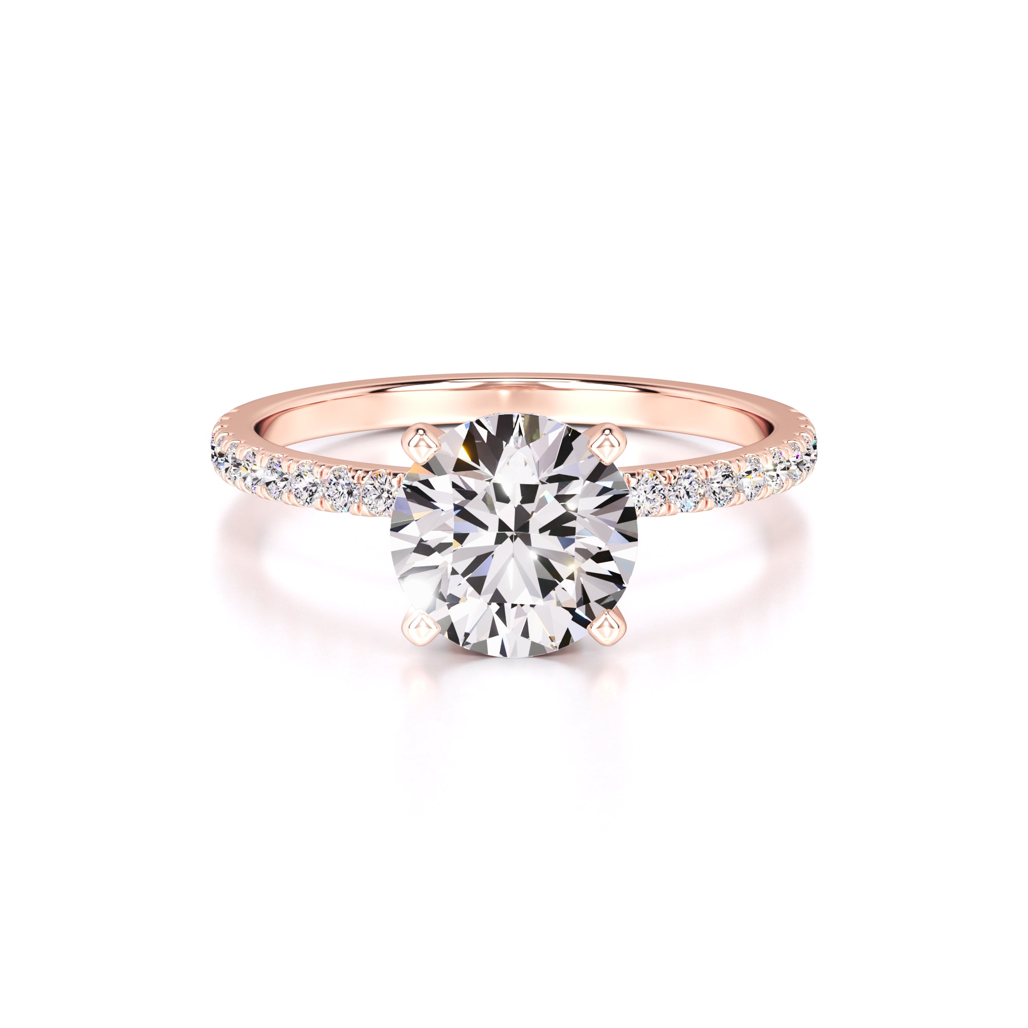 Mia Lab Grown Diamond Ring | Rose Gold | 1