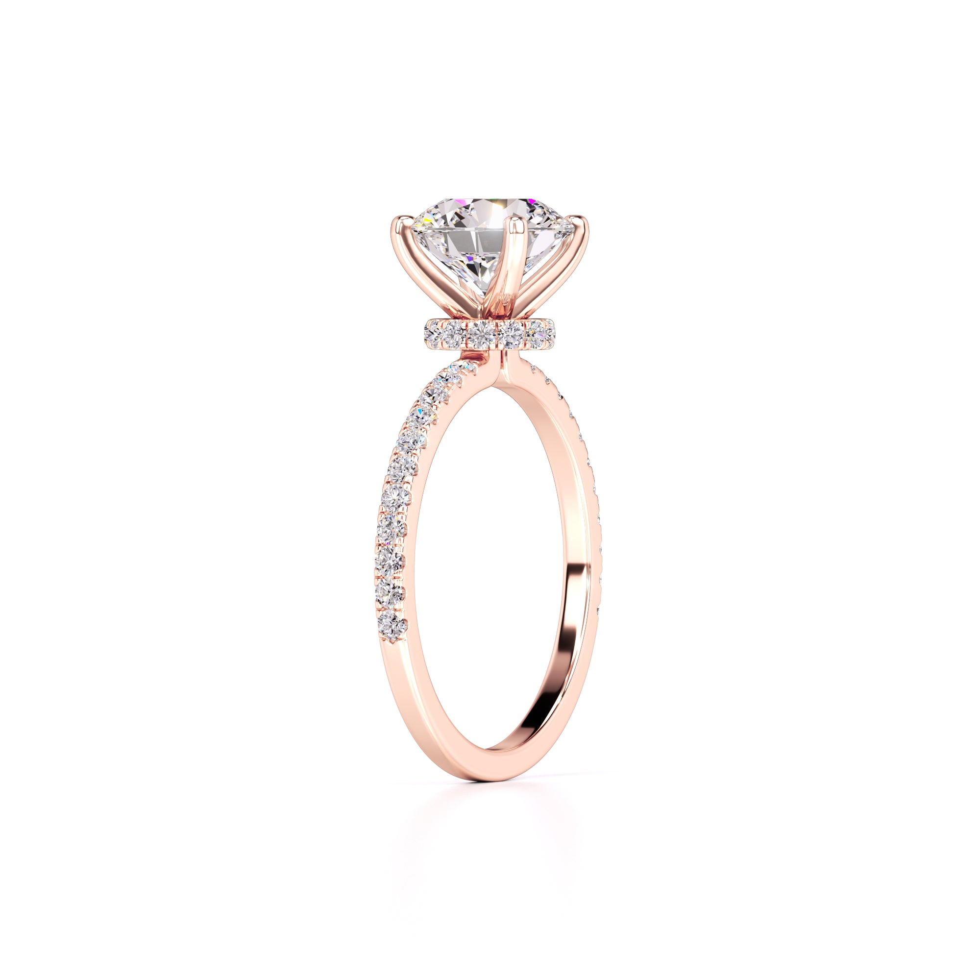 Mia Lab Grown Diamond Ring | Rose Gold | 3
