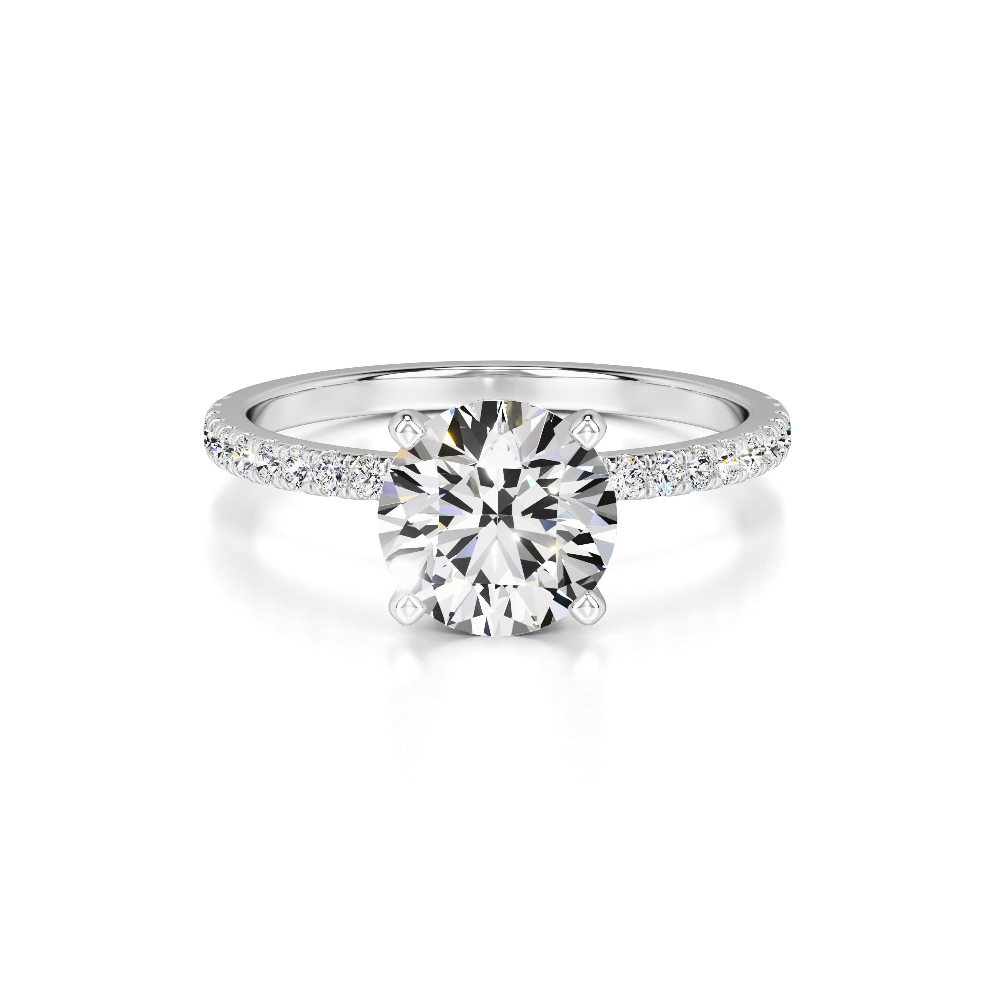 Mia Lab Grown Diamond Ring | White Gold | 1