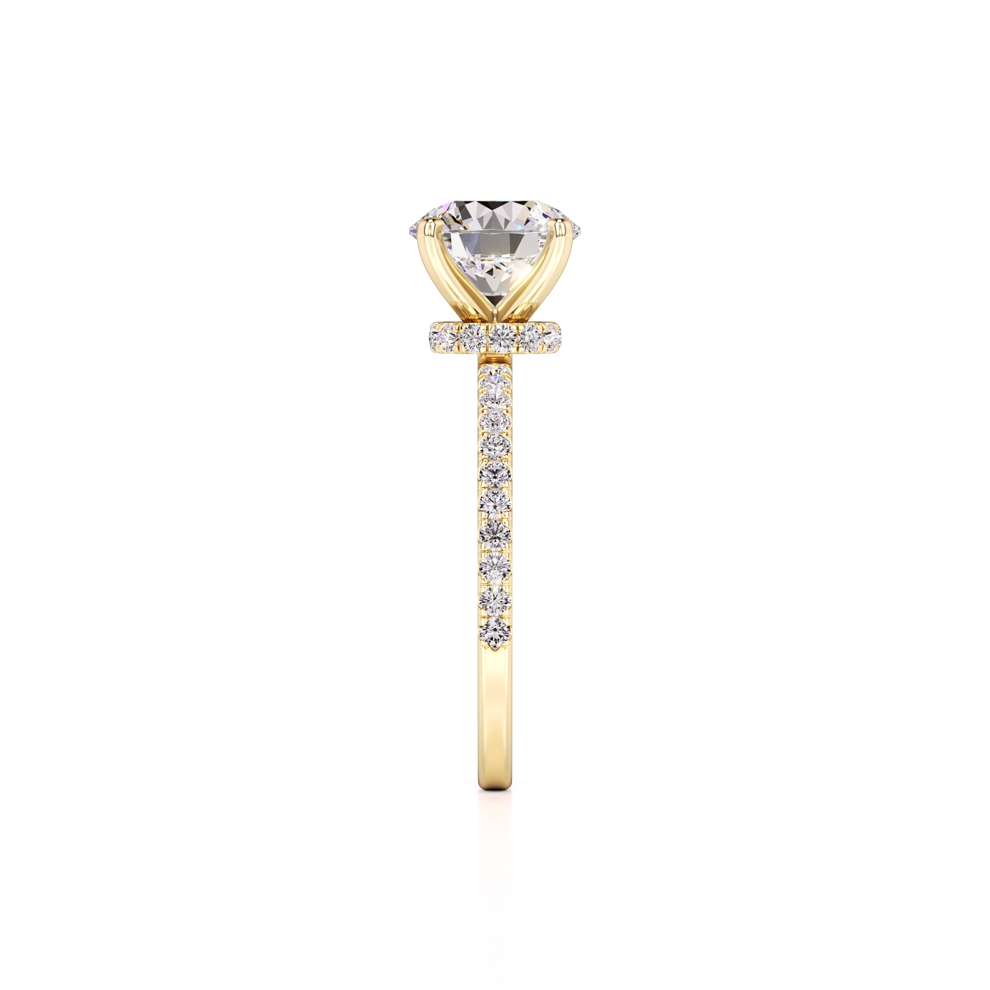 Mia Lab Grown Diamond Ring | Yellow Gold | 4