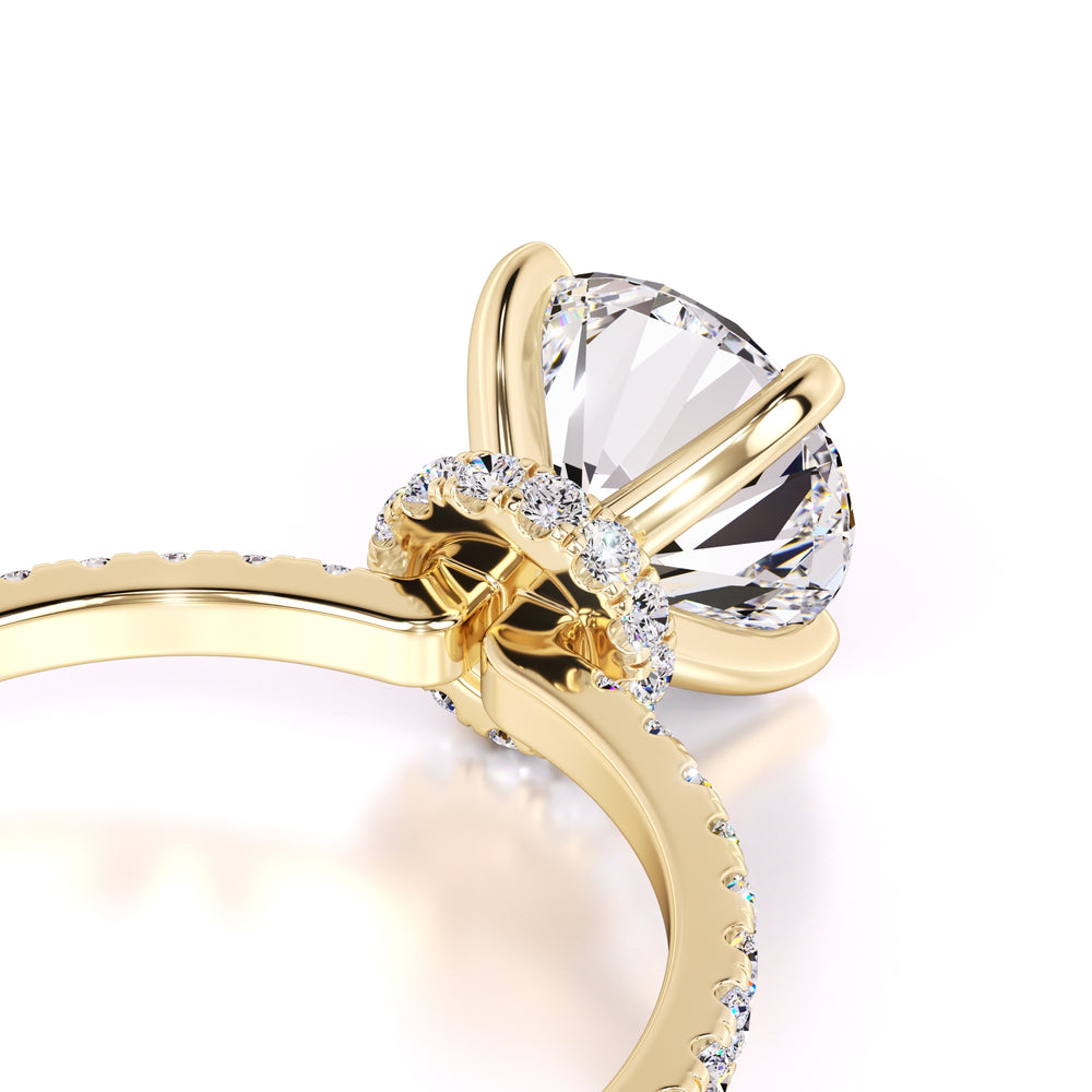 Mia Lab Grown Diamond Ring | Yellow Gold | 2