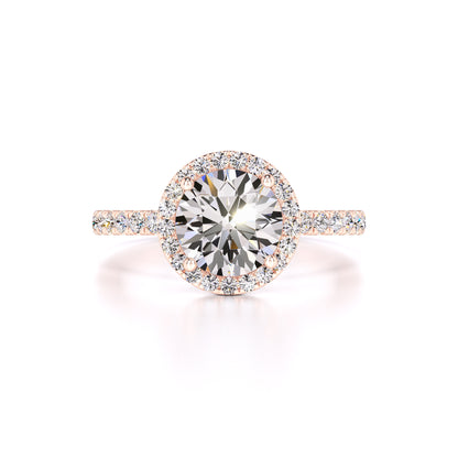 Sofia Moissanite & Lab Grown Diamond Ring | Rose Gold | 1