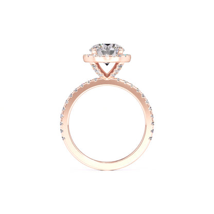 Sofia Moissanite & Lab Grown Diamond Ring | Rose Gold | 4