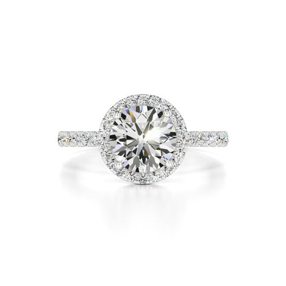 Sofia Moissanite & Lab Grown Diamond Ring | White Gold | 1