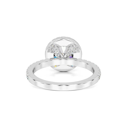 Sofia Moissanite & Lab Grown Diamond Ring | White Gold | 3