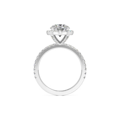 Sofia Moissanite & Lab Grown Diamond Ring | White Gold | 4
