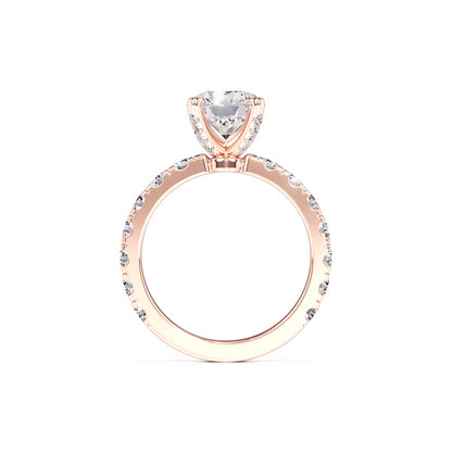 Cindy Moissanite & Lab Grown Diamond Ring | Rose Gold | 4