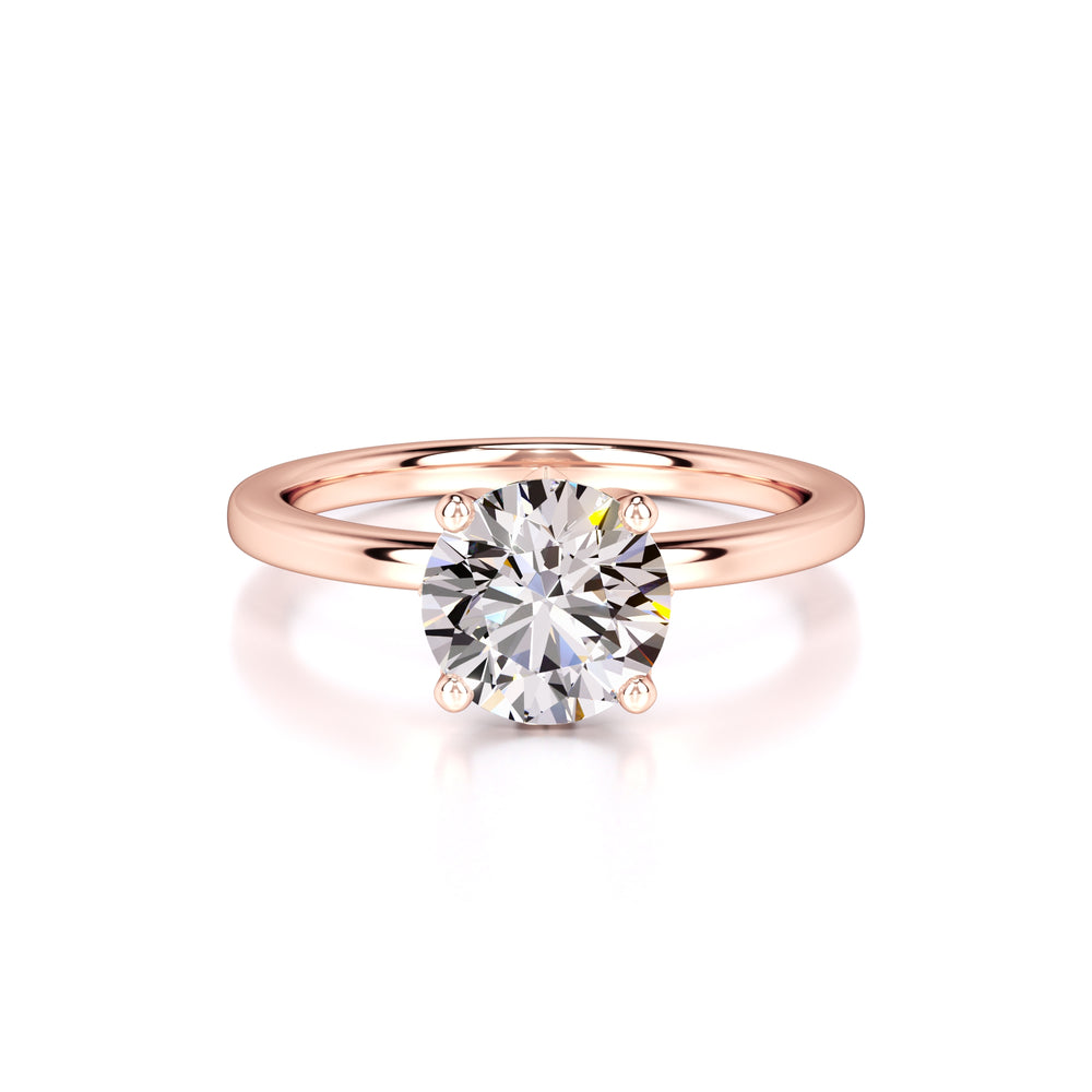 Briana Lab Grown Diamond Ring | Rose Gold | 1