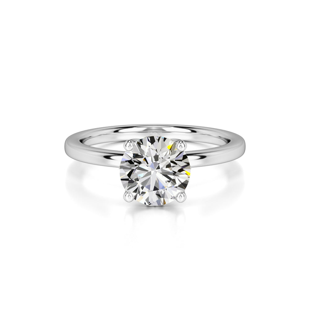 Briana Lab Grown Diamond Ring | White Gold | 1