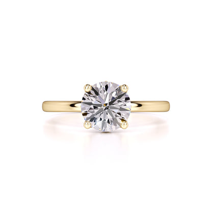 Briana Moissanite & Lab Grown Diamond Ring | Yellow Gold | 1