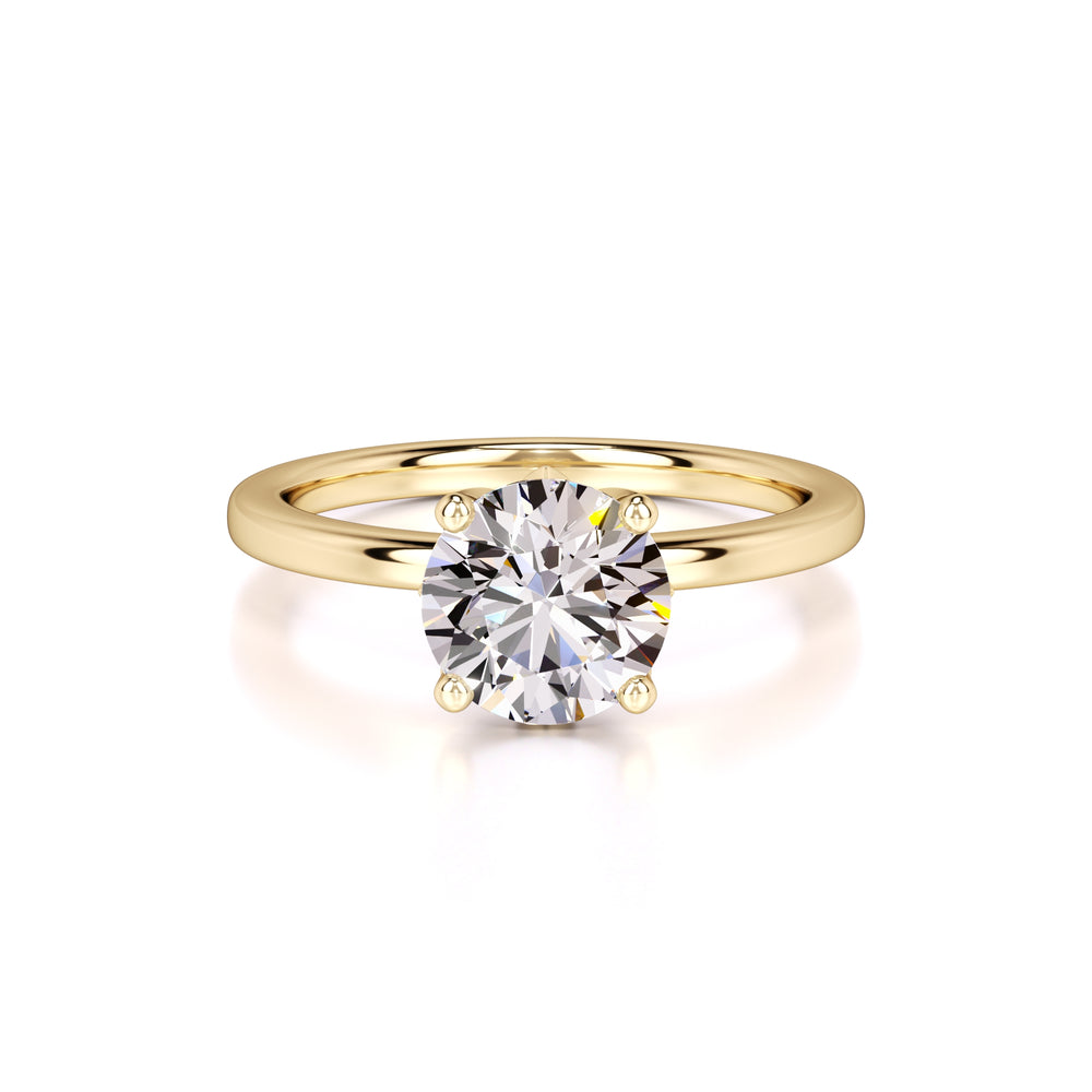 Briana Lab Grown Diamond Ring | Yellow Gold | 1