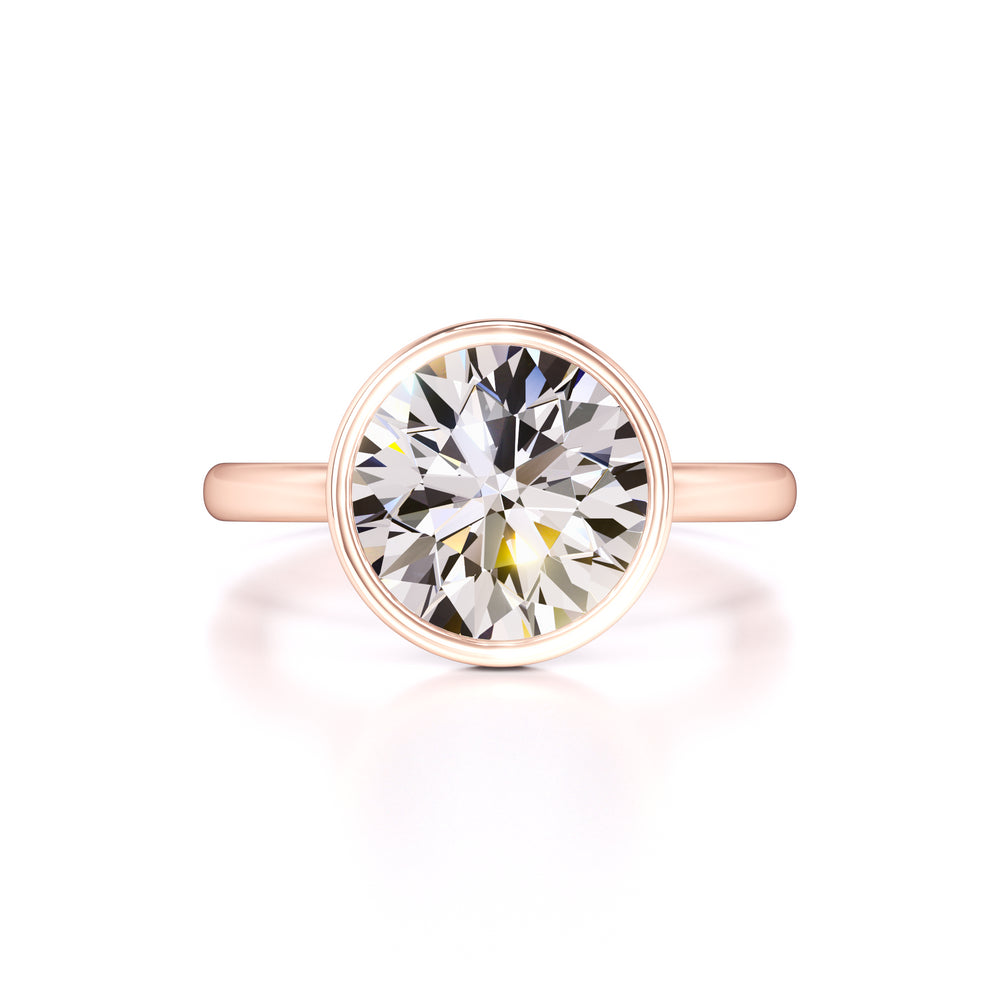 Alana Moissanite & Lab Grown Diamond Ring | Rose Gold | 1