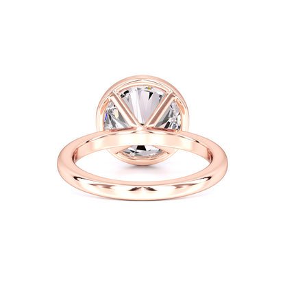 Alana Moissanite & Lab Grown Diamond Ring | Rose Gold | 3