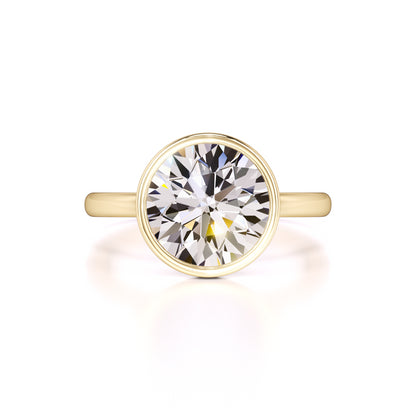 Alana Moissanite & Lab Grown Diamond Ring | Yellow Gold | 1