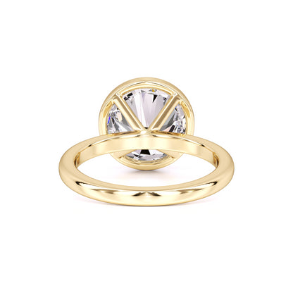 Alana Moissanite & Lab Grown Diamond Ring | Yellow Gold | 3