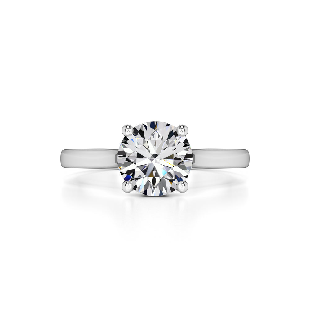 Madison Moissanite & Lab Grown Diamond Ring | White Gold | 1