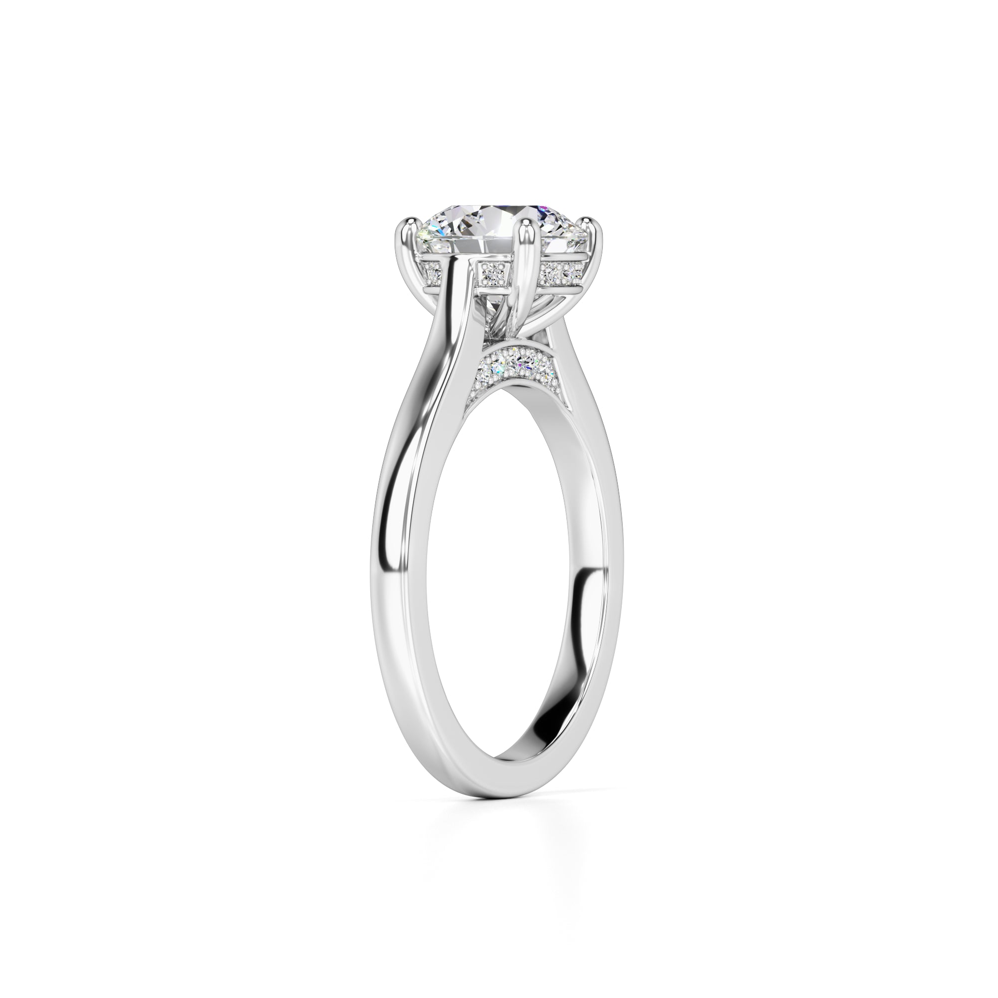 Madison Lab Grown Diamond Ring | White Gold | 3