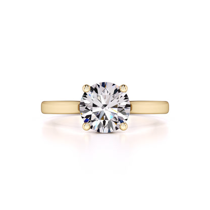 Madison Moissanite & Lab Grown Diamond Ring | Yellow Gold | 1