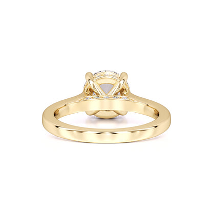 Madison Moissanite & Lab Grown Diamond Ring | Yellow Gold | 3