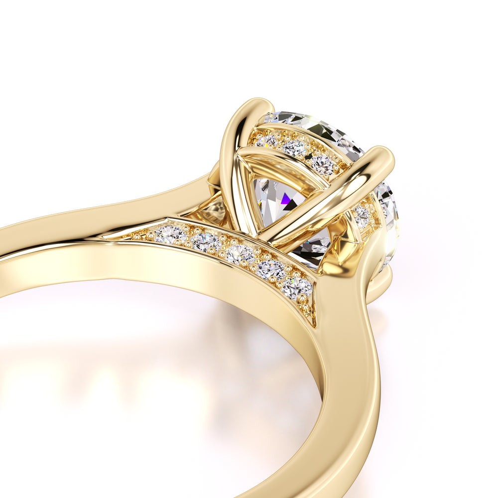 Madison Lab Grown Diamond Ring | Yellow Gold | 2