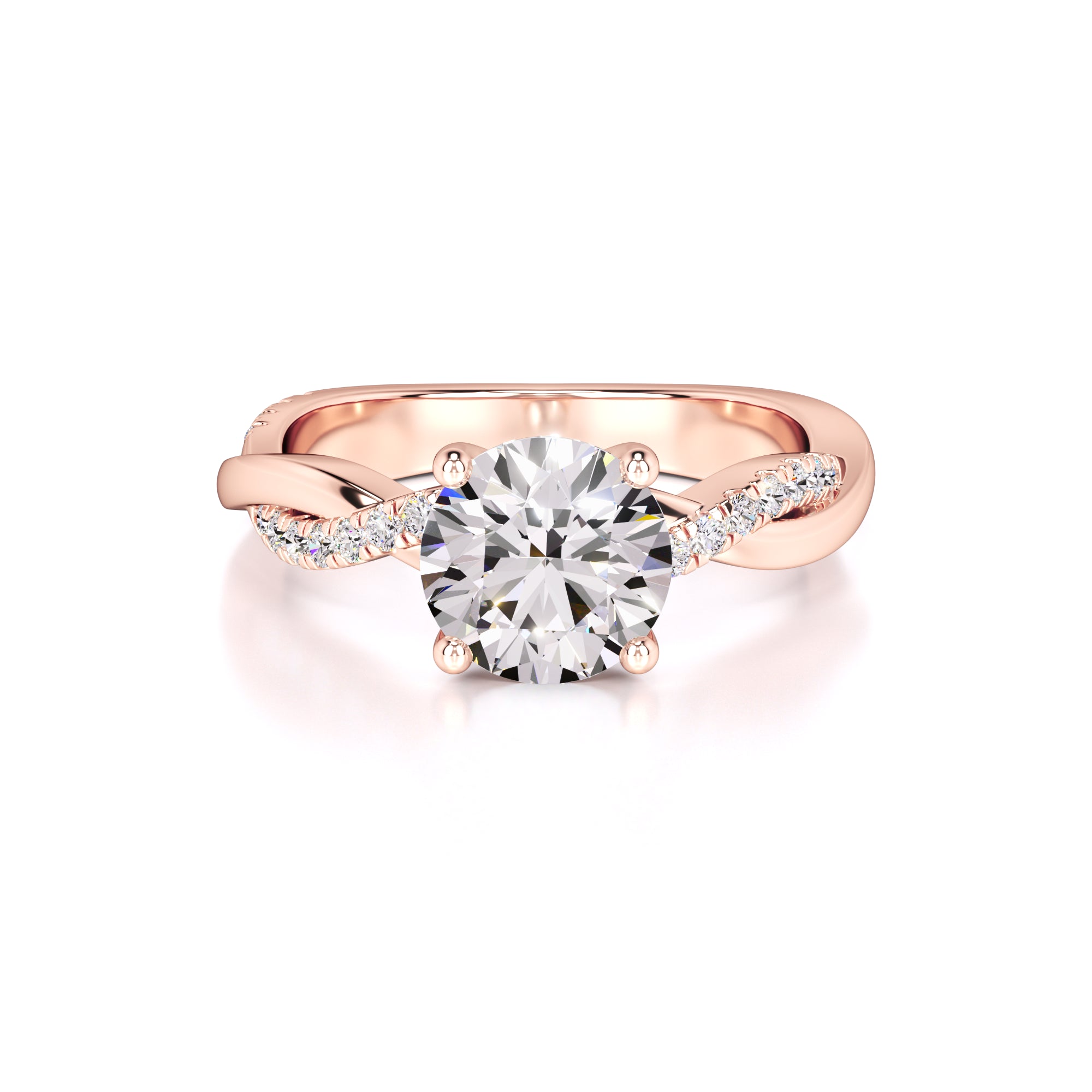 Gia Lab Grown Diamond Ring | Rose Gold | 1