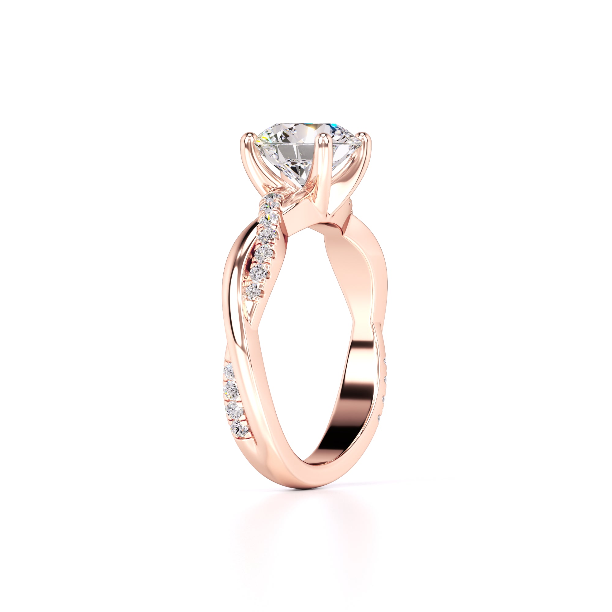 Gia Lab Grown Diamond Ring | Rose Gold | 3