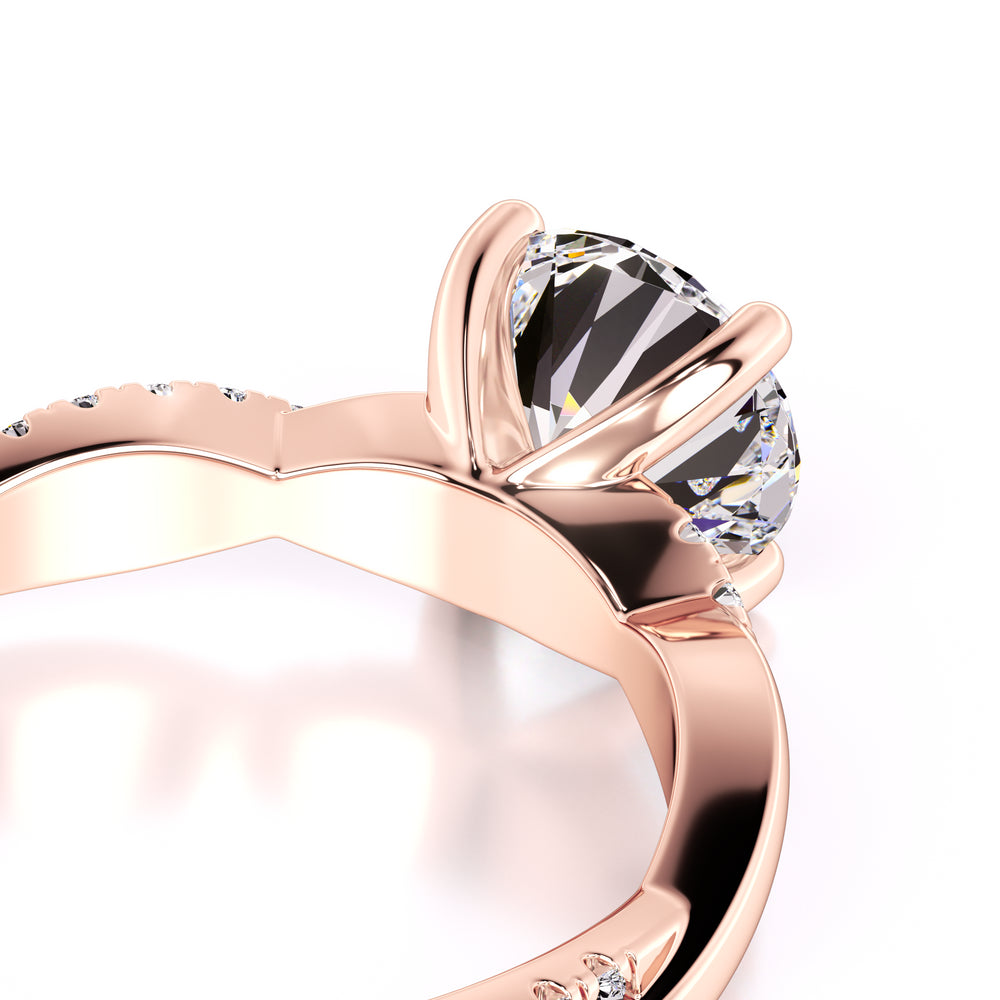 Gia Lab Grown Diamond Ring | Rose Gold | 2
