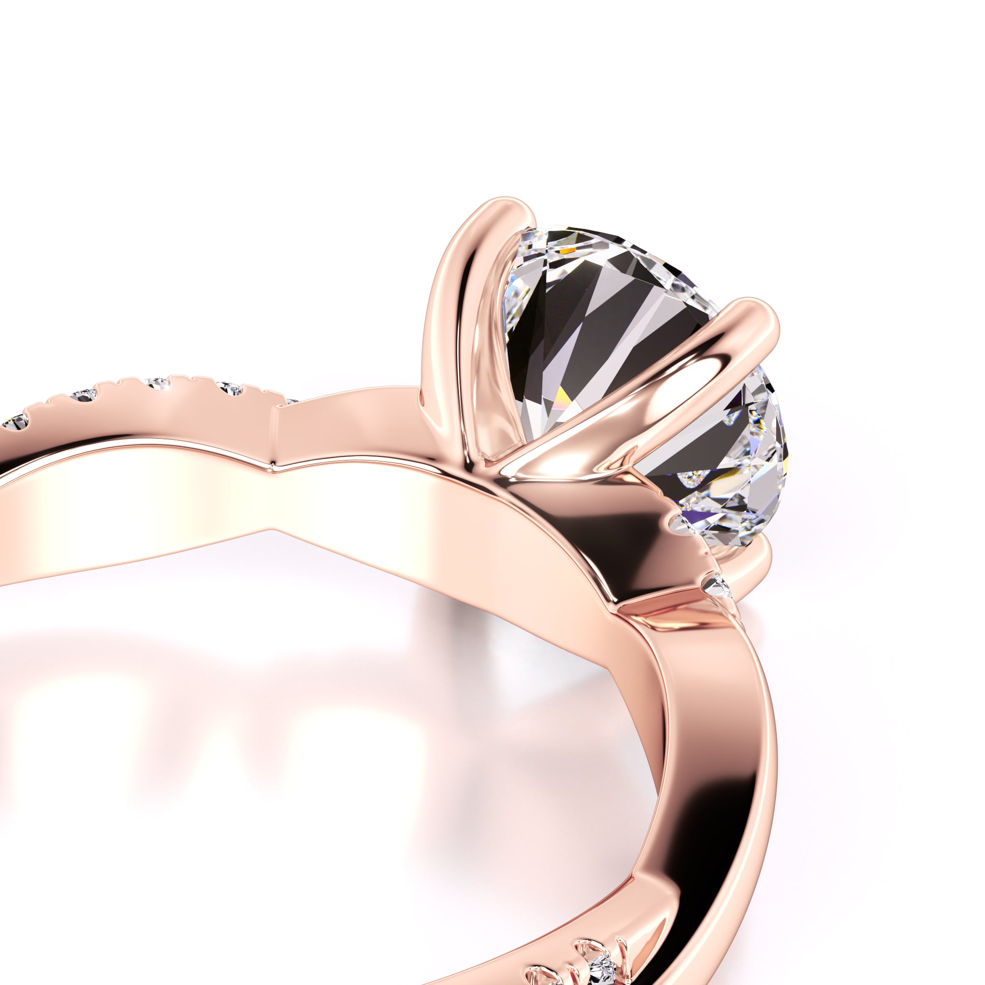 Gia Lab Grown Diamond Ring | Rose Gold | 2