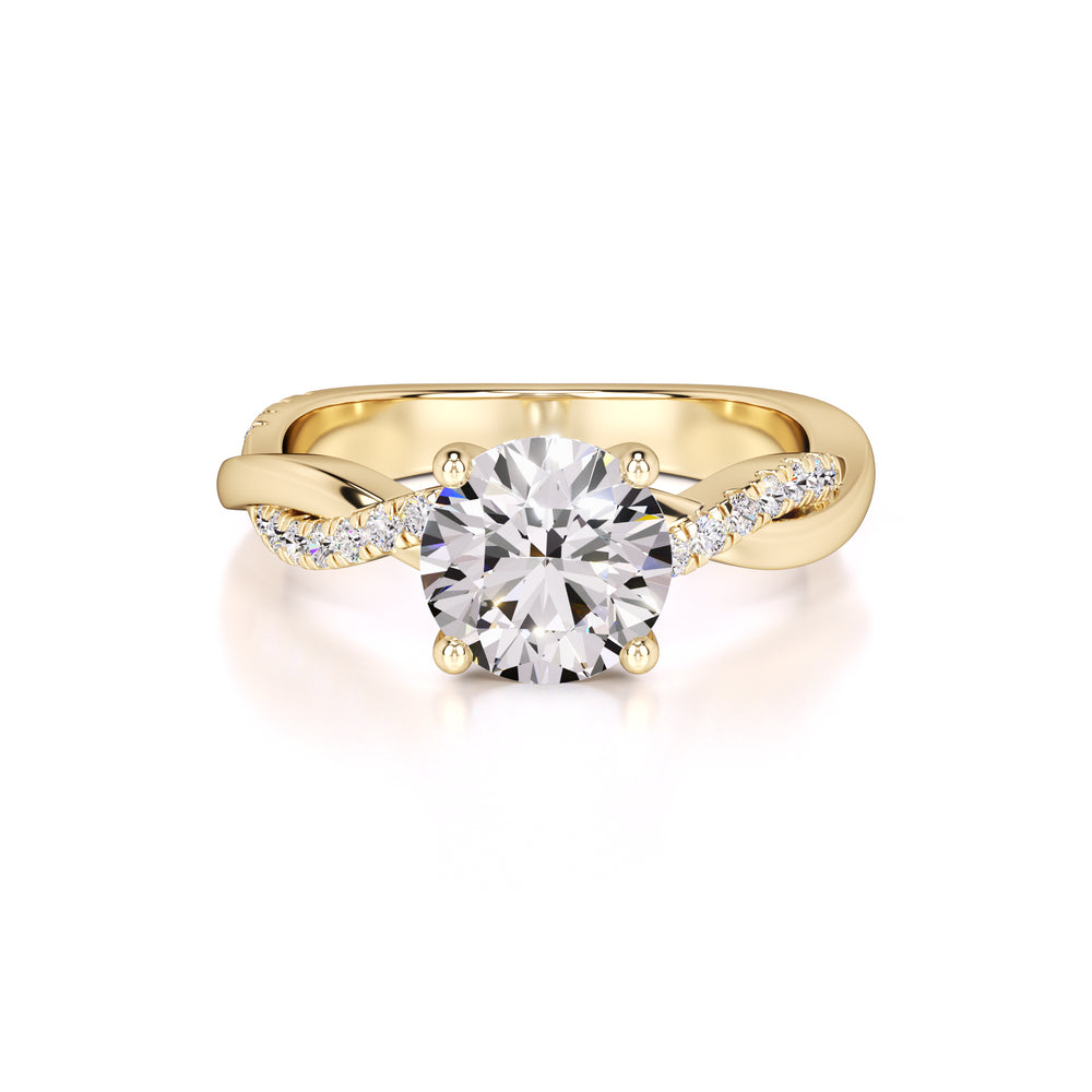 Gia Lab Grown Diamond Ring | Yellow Gold | 1