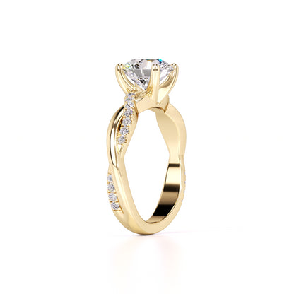 Gia Lab Grown Diamond Ring | Yellow Gold | 3