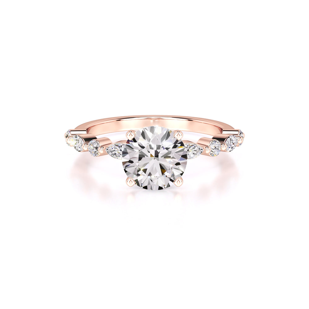 Cameron Lab Grown Diamond Ring | Rose Gold | 1