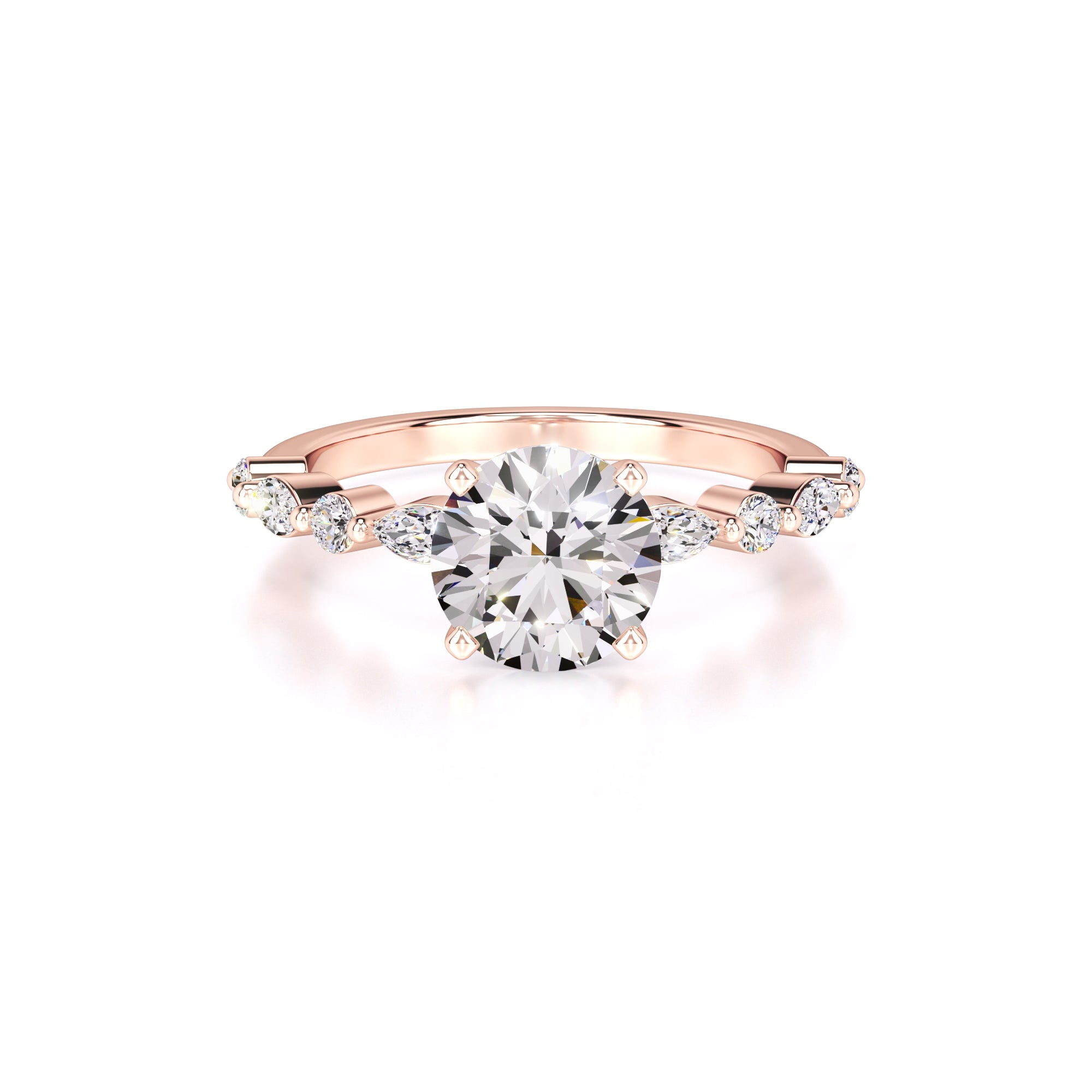 Cameron Lab Grown Diamond Ring | Rose Gold | 1