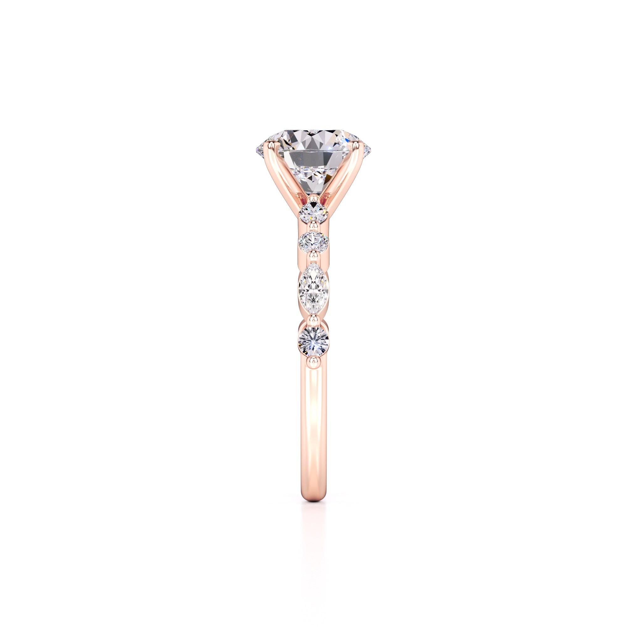 Cameron Lab Grown Diamond Ring | Rose Gold | 4