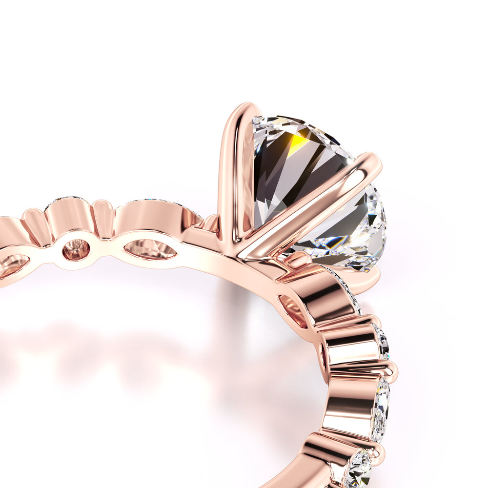 Cameron Lab Grown Diamond Ring | Rose Gold | 2