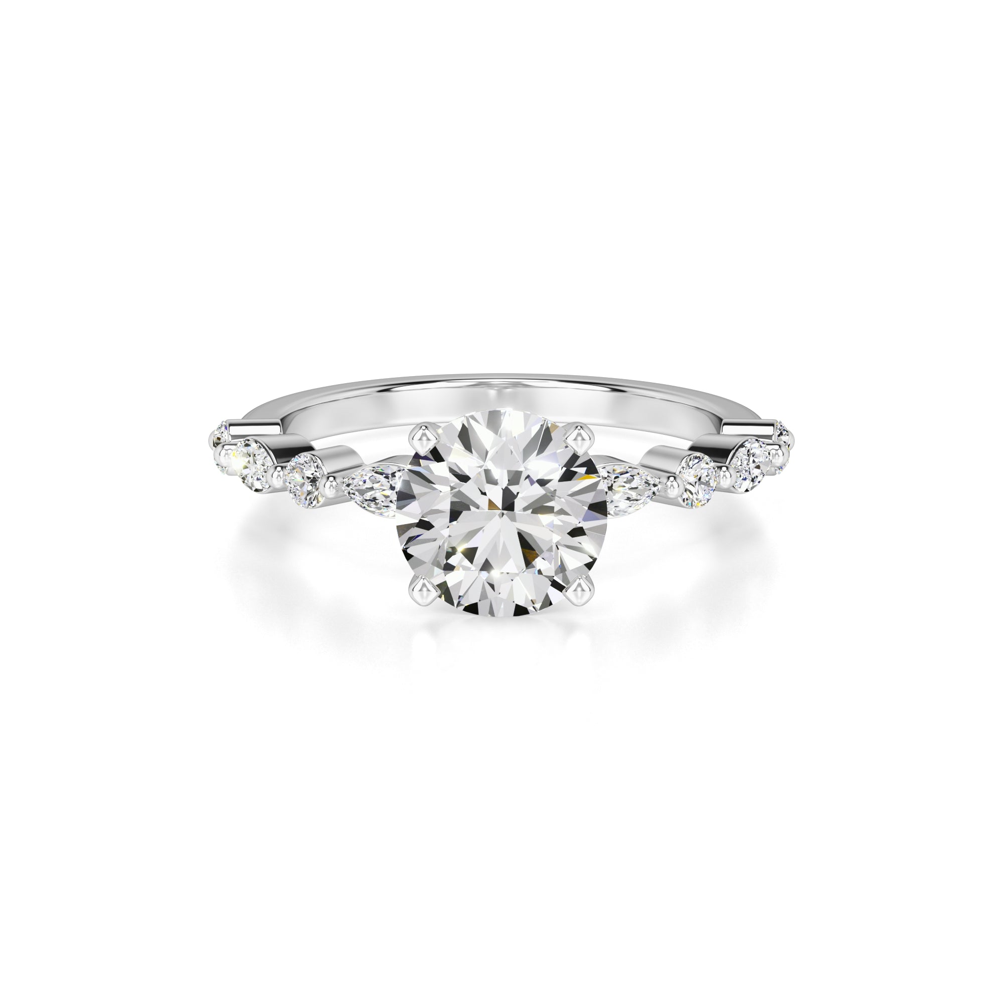Cameron Lab Grown Diamond Ring | White Gold | 1