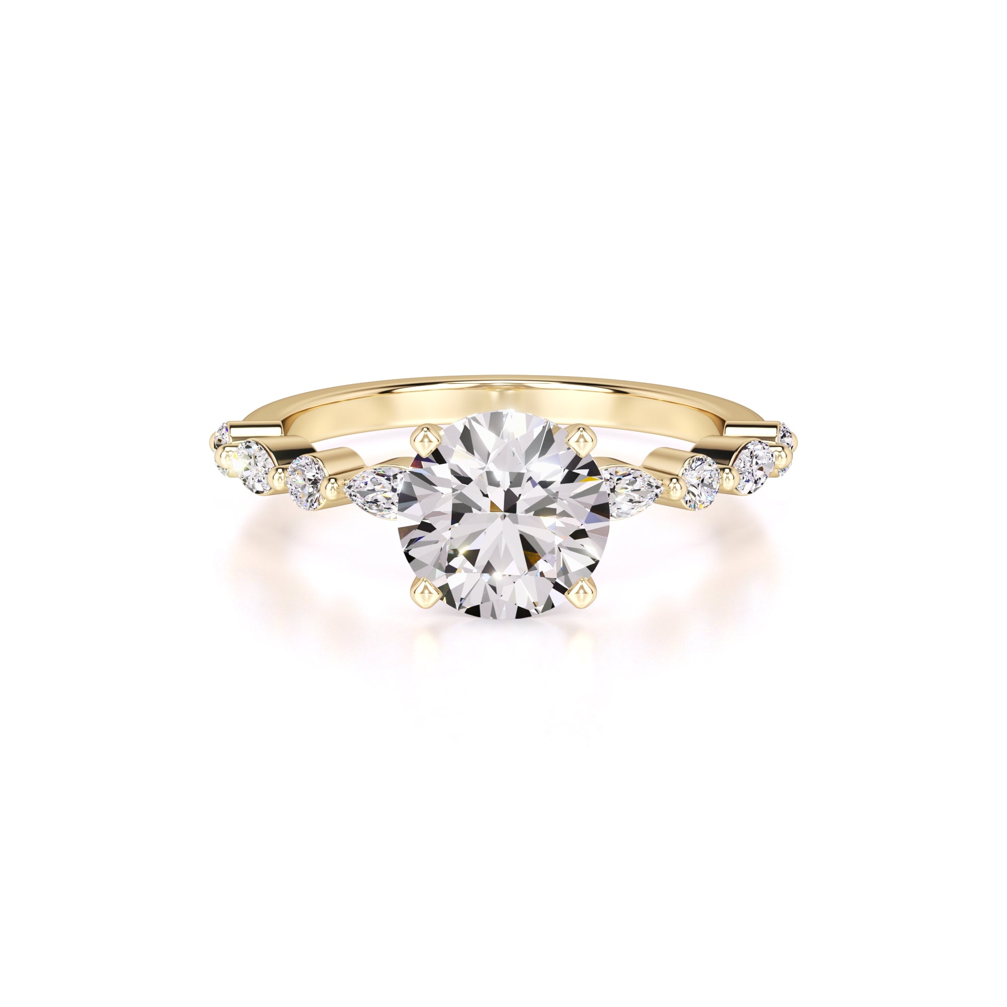 Cameron Lab Grown Diamond Ring | Yellow Gold | 1
