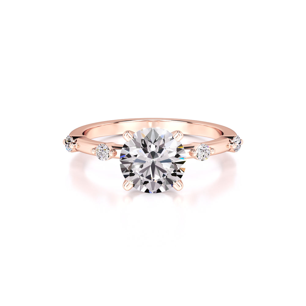 Eleanor Lab Grown Diamond Ring | Rose Gold | 1
