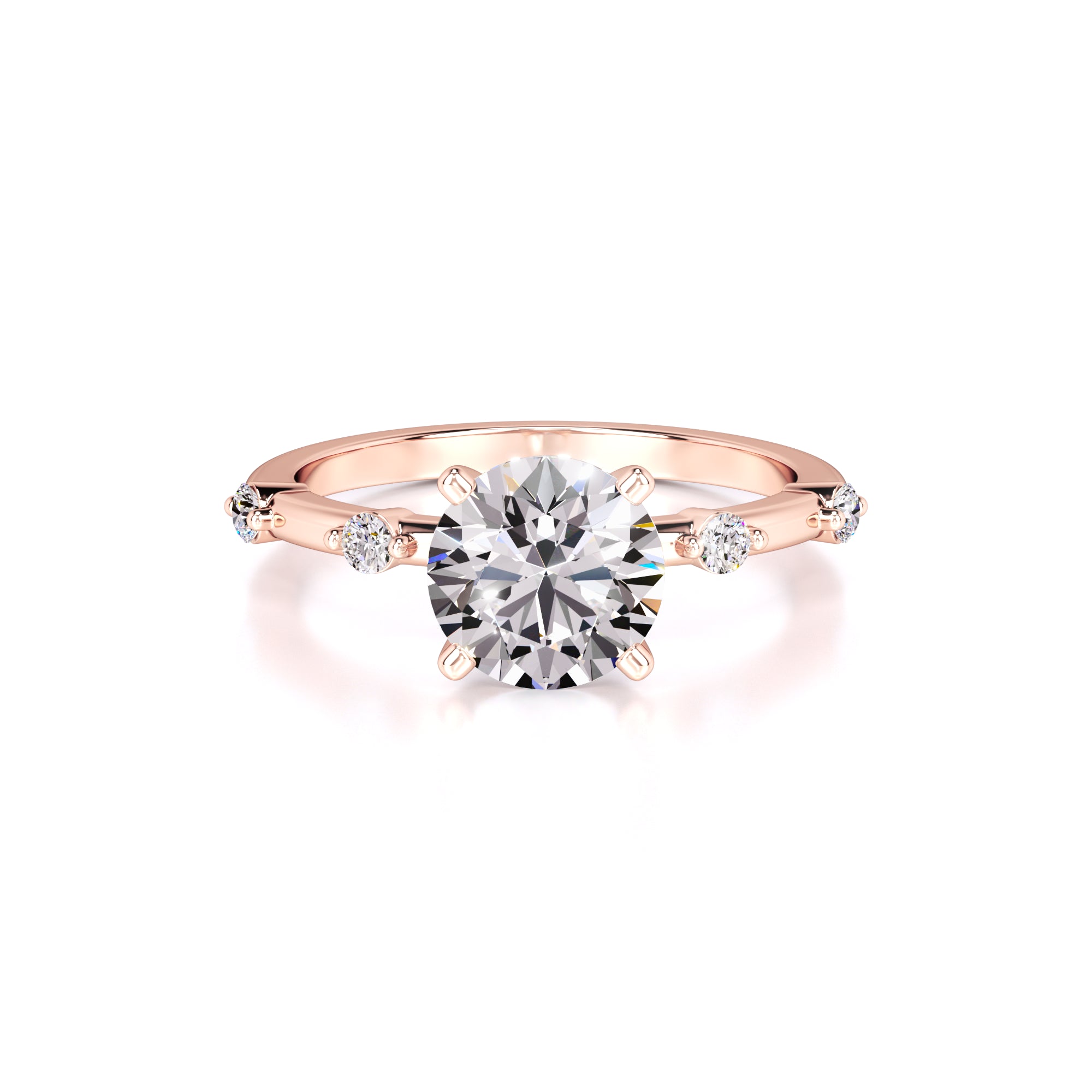 Eleanor Lab Grown Diamond Ring | Rose Gold | 1