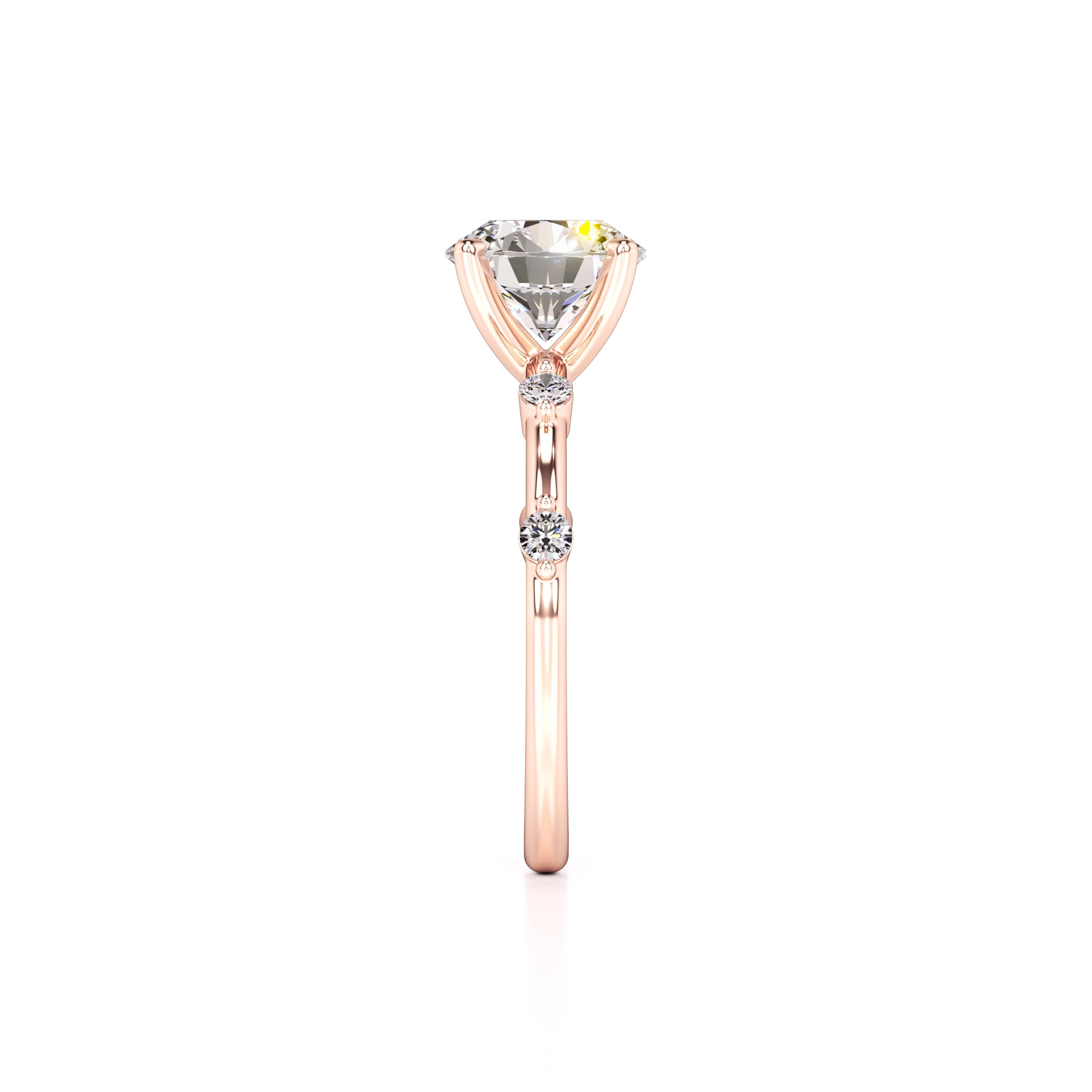 Eleanor Lab Grown Diamond Ring | Rose Gold | 4
