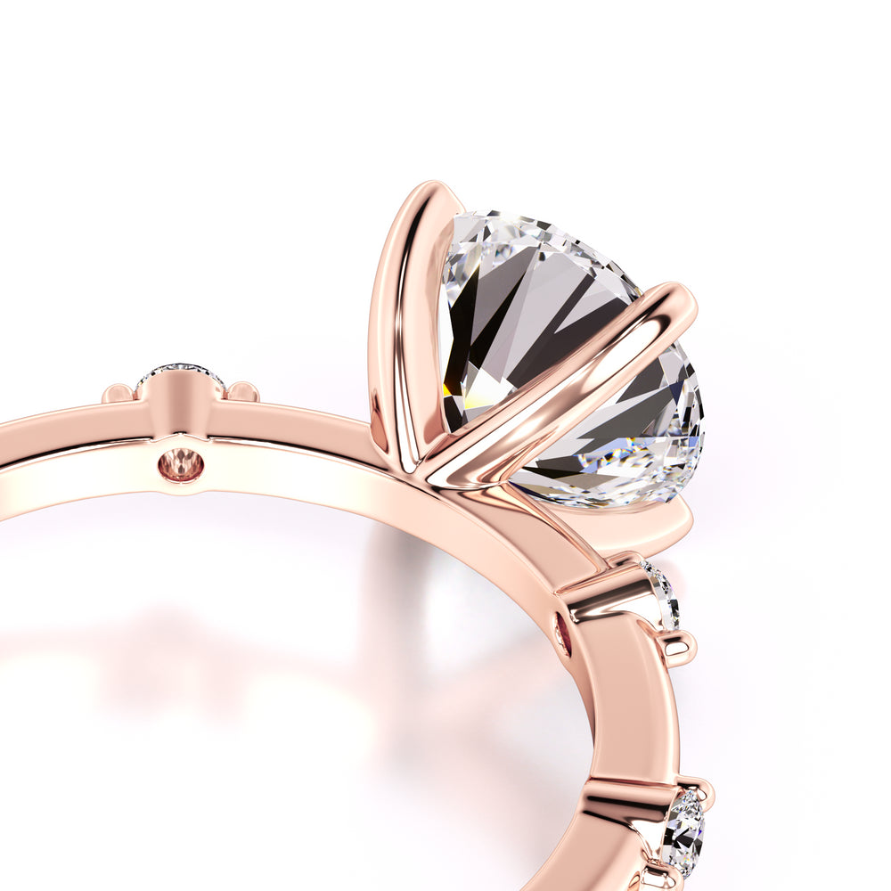Eleanor Lab Grown Diamond Ring | Rose Gold | 2