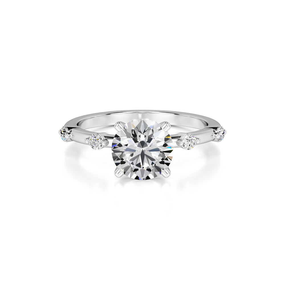 Eleanor Lab Grown Diamond Ring | White Gold | 1