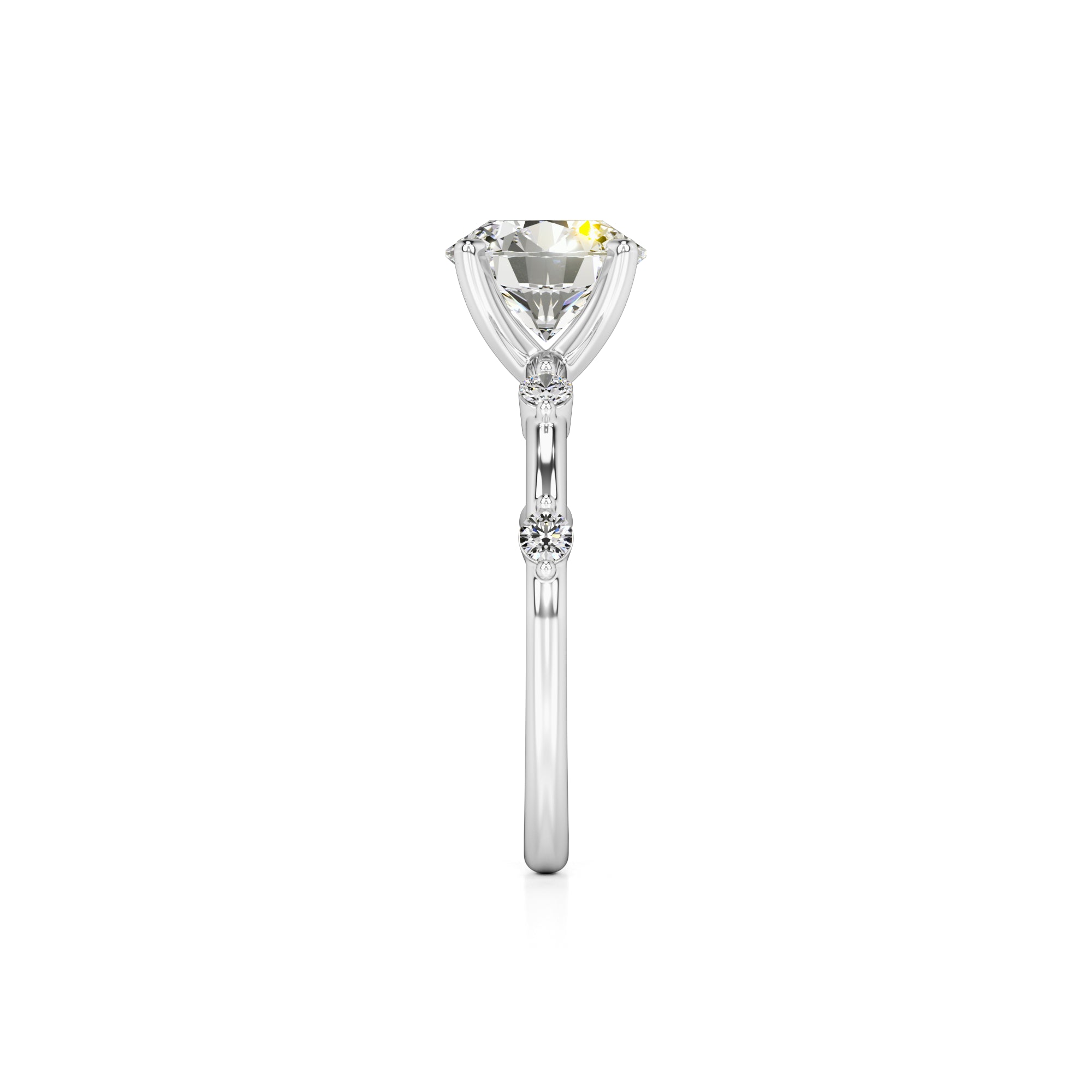 Eleanor Lab Grown Diamond Ring | White Gold | 4