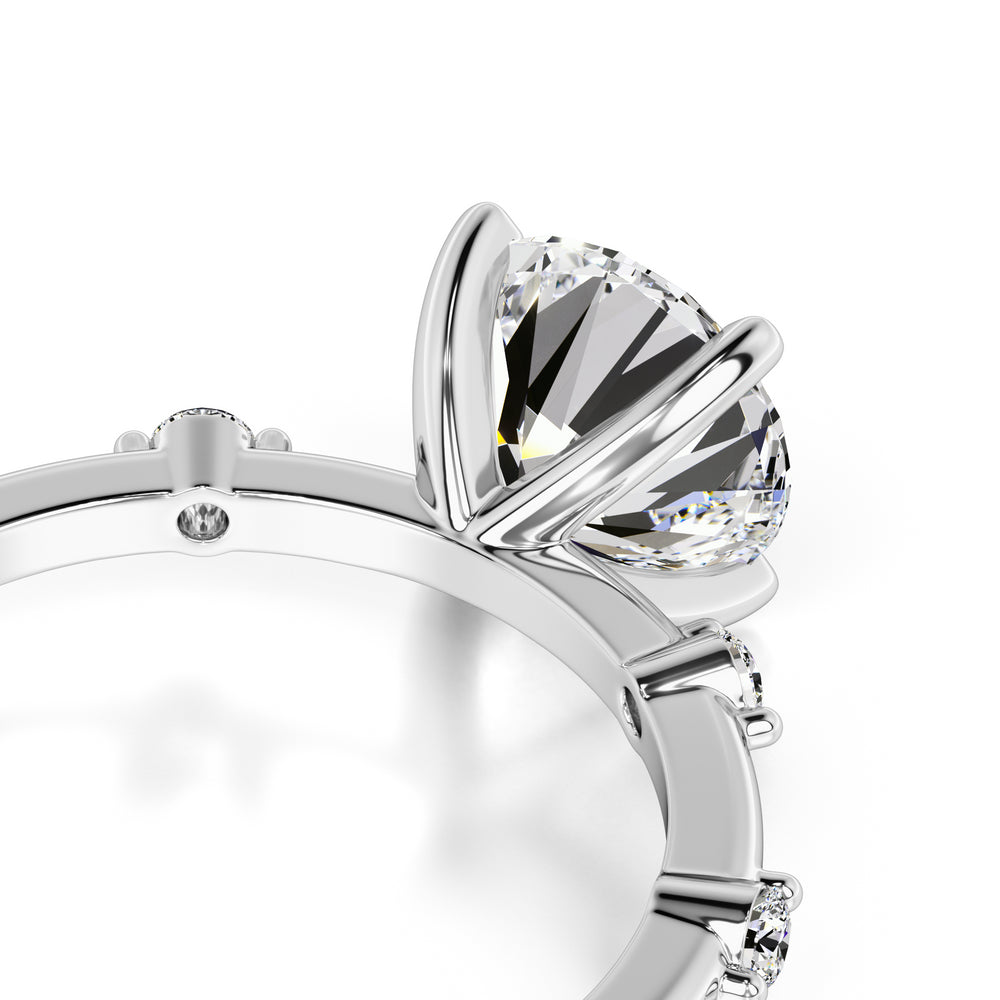 Eleanor Lab Grown Diamond Ring | White Gold | 2