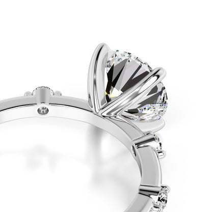 Eleanor Lab Grown Diamond Ring | White Gold | 2