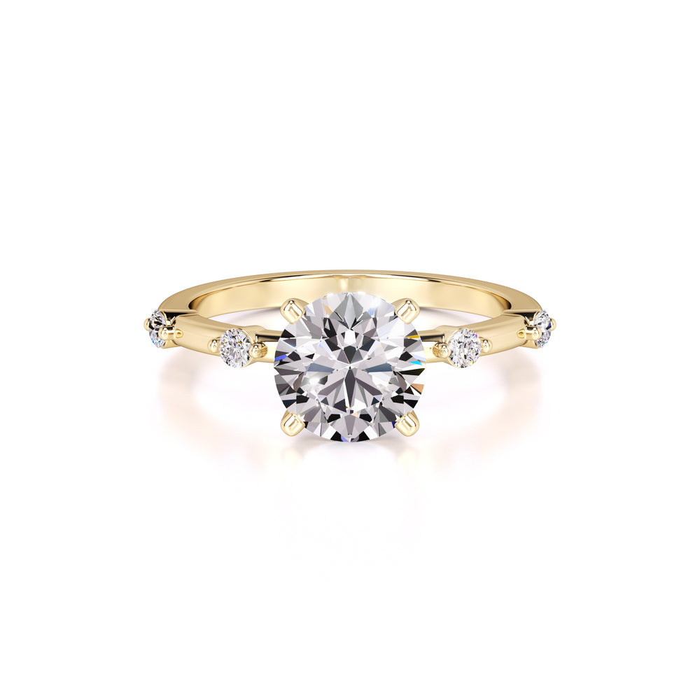 Eleanor Lab Grown Diamond Ring | Yellow Gold | 1