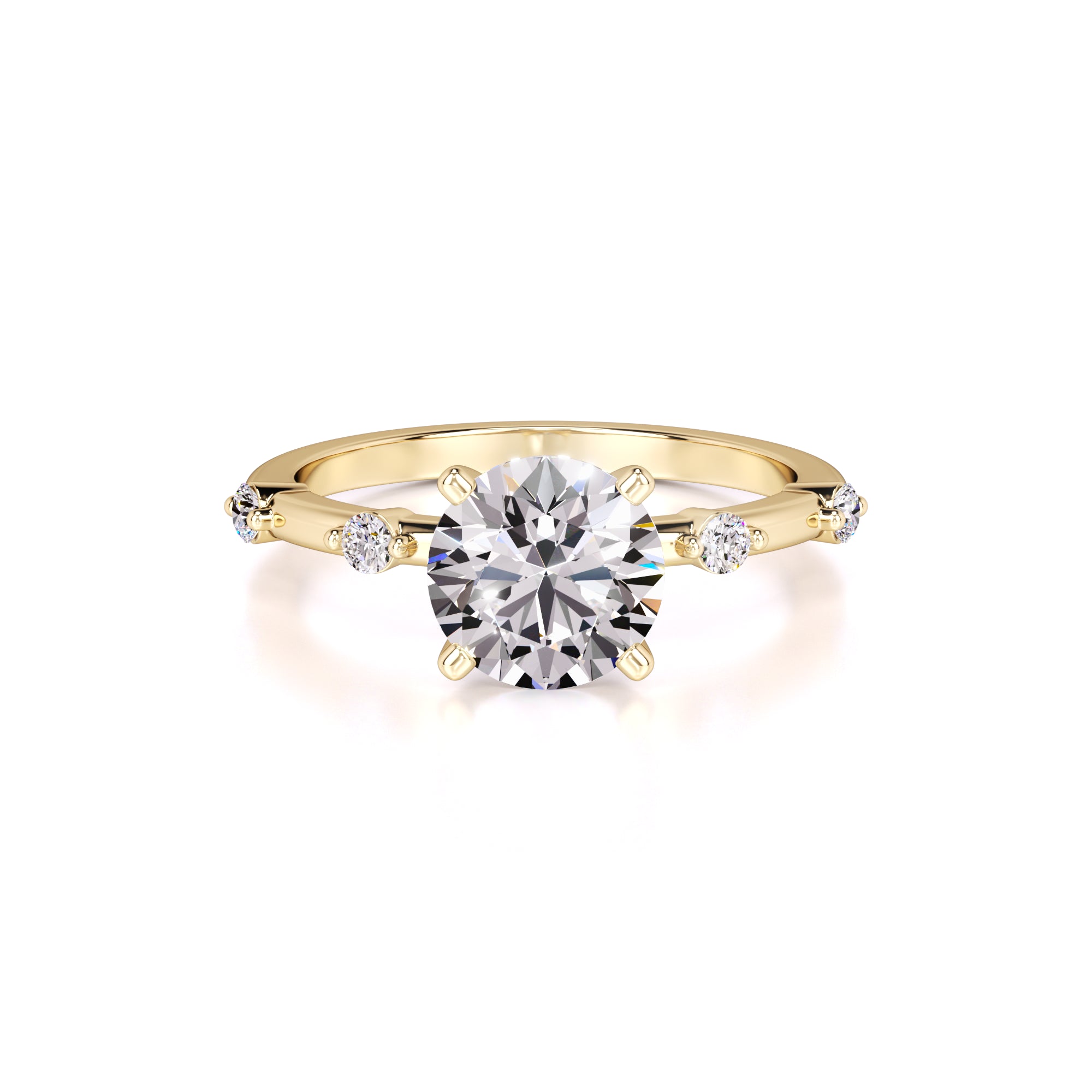 Eleanor Lab Grown Diamond Ring | Yellow Gold | 1