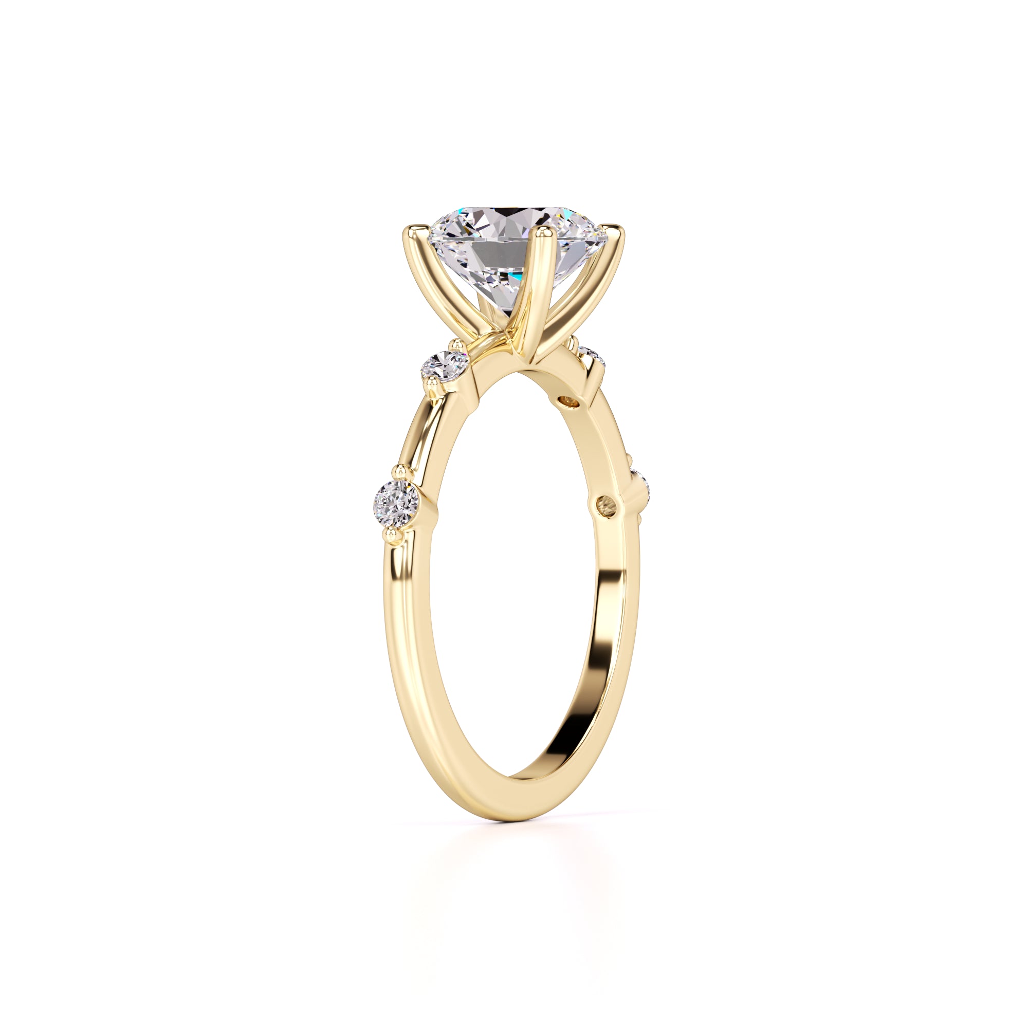 Eleanor Lab Grown Diamond Ring | Yellow Gold | 3