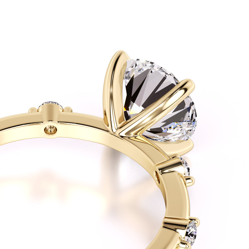 Eleanor Lab Grown Diamond Ring | Yellow Gold | 2